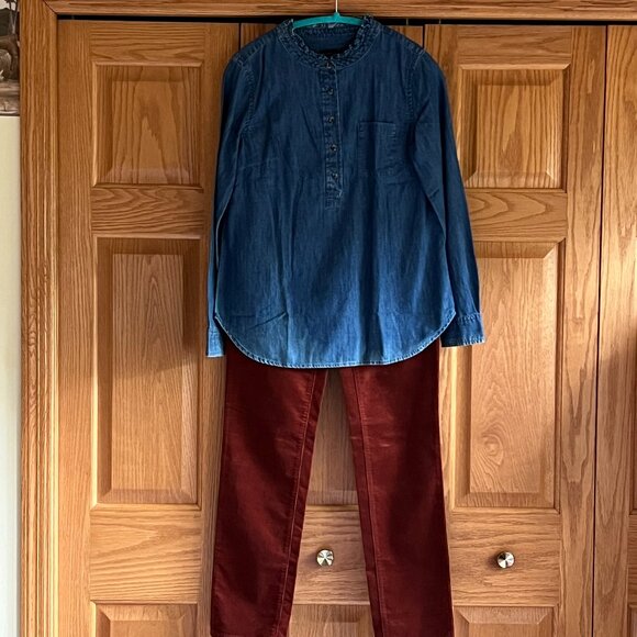 TALBOTS - Stretch Corduroy Straight Leg Pants - Copper -- NEW with Tag - Picture 12 of 12